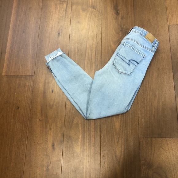 American Eagle Super Hi-Rise Jeggings sz 8 - Picture 5 of 6